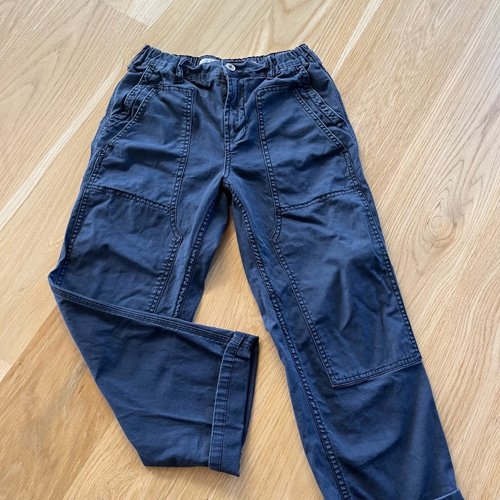 Pilcro the Wanderer low rise pants from Anthropologie.  Size 26P.  Navy blue.